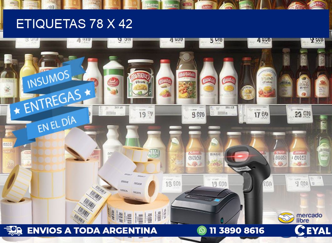 ETIQUETAS 78 x 42