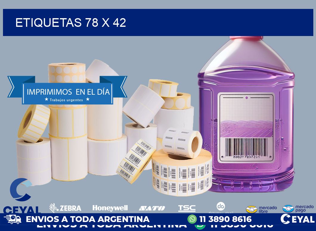 ETIQUETAS 78 x 42