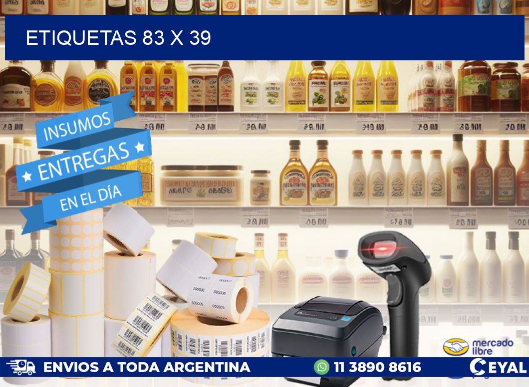 ETIQUETAS 83 x 39