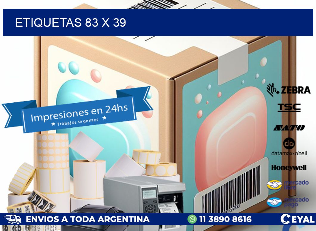 ETIQUETAS 83 x 39