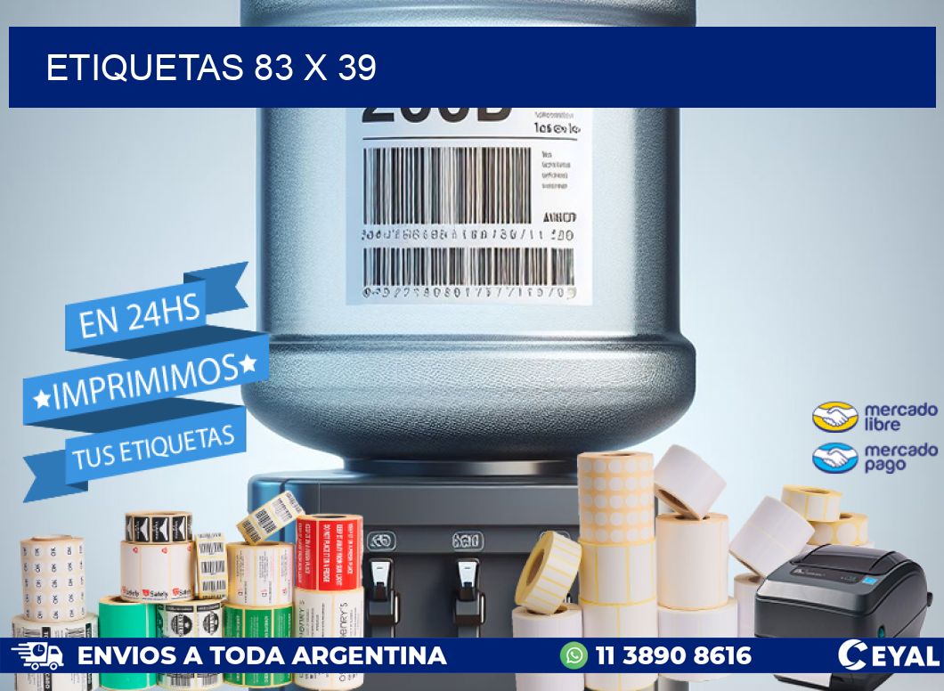 ETIQUETAS 83 x 39