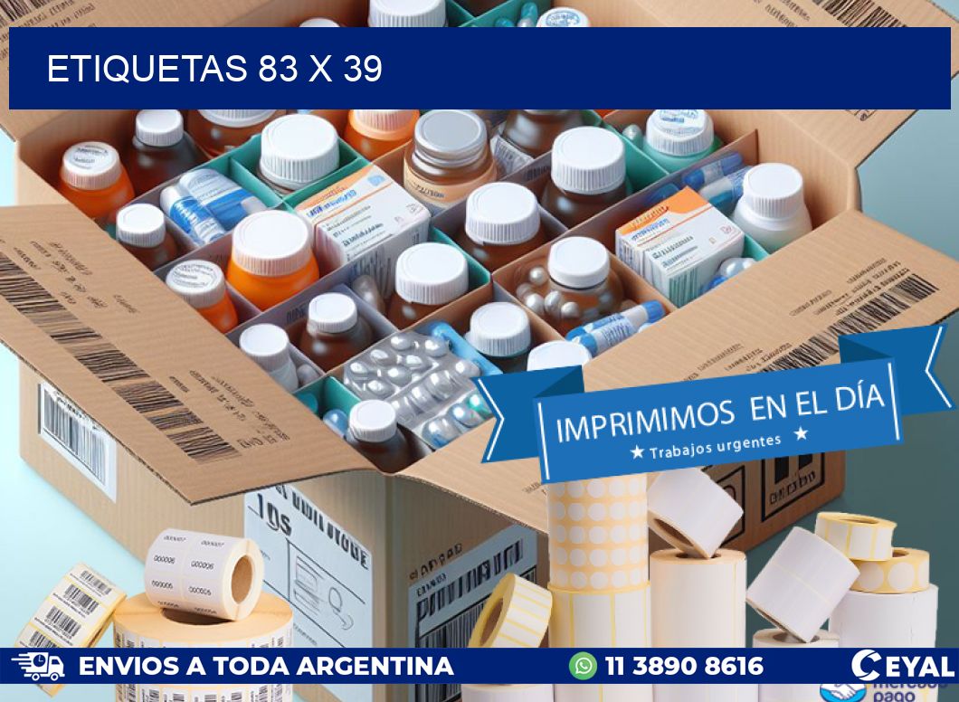 ETIQUETAS 83 x 39