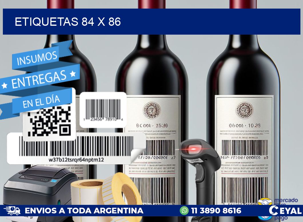 ETIQUETAS 84 x 86