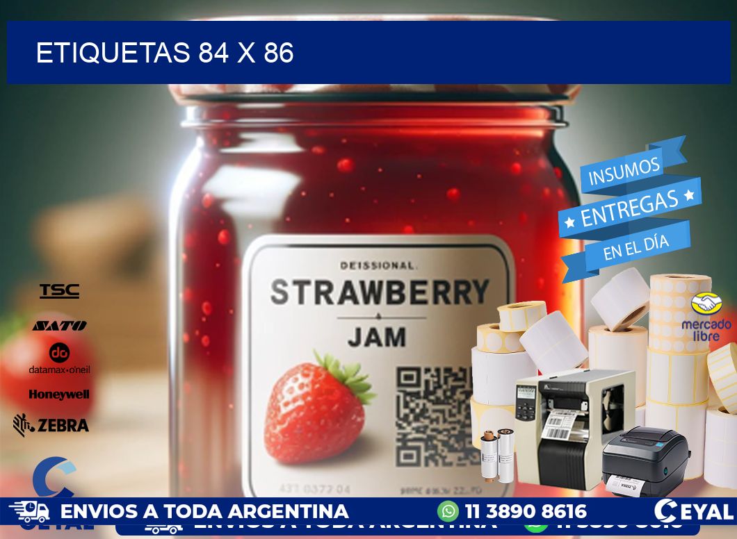 ETIQUETAS 84 x 86