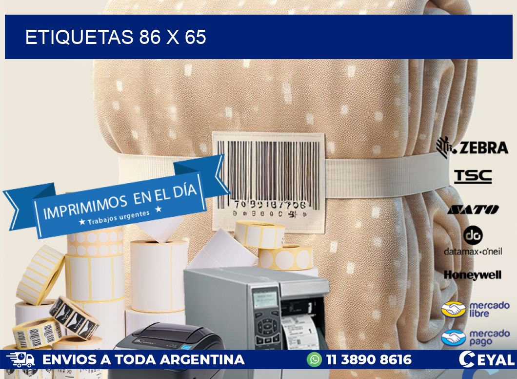 ETIQUETAS 86 x 65