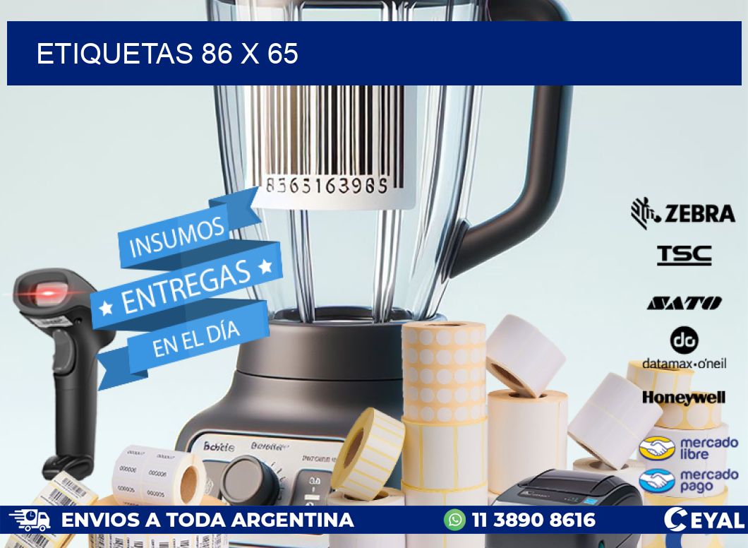 ETIQUETAS 86 x 65