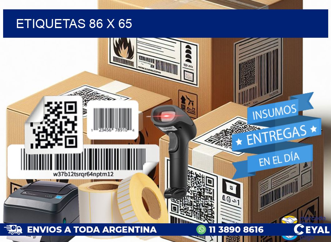 ETIQUETAS 86 x 65