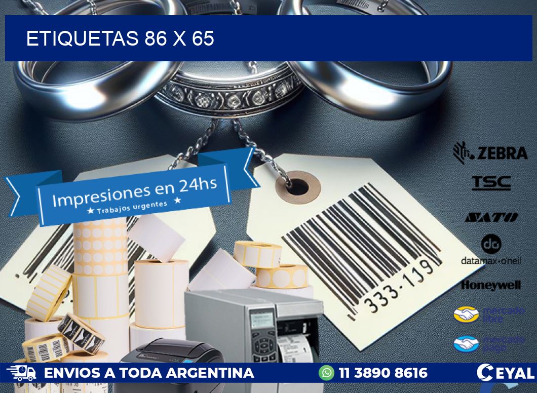 ETIQUETAS 86 x 65