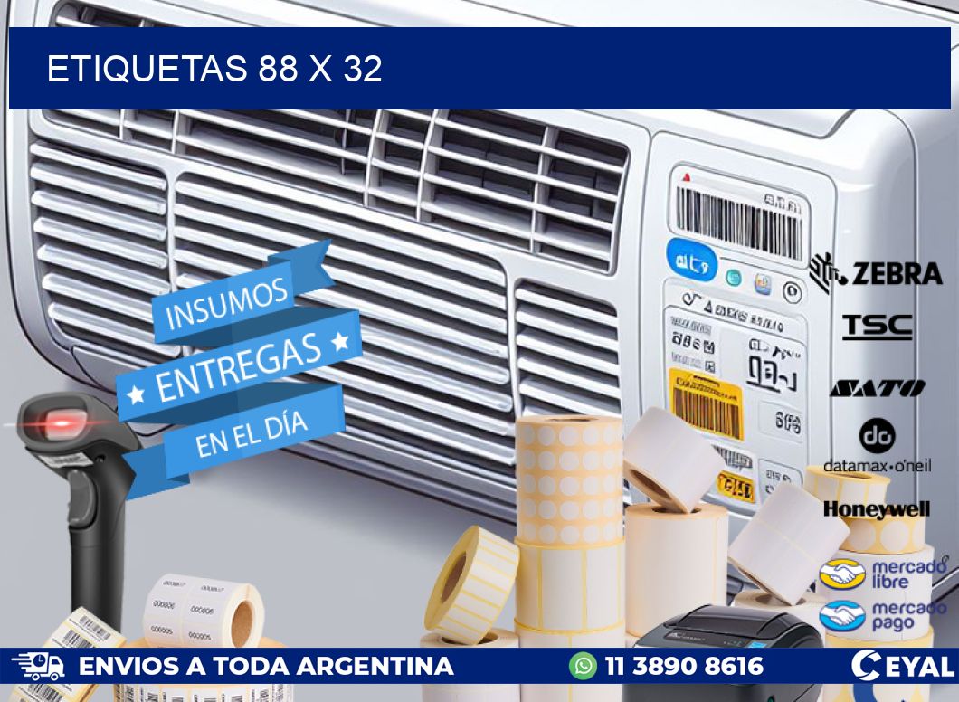 ETIQUETAS 88 x 32