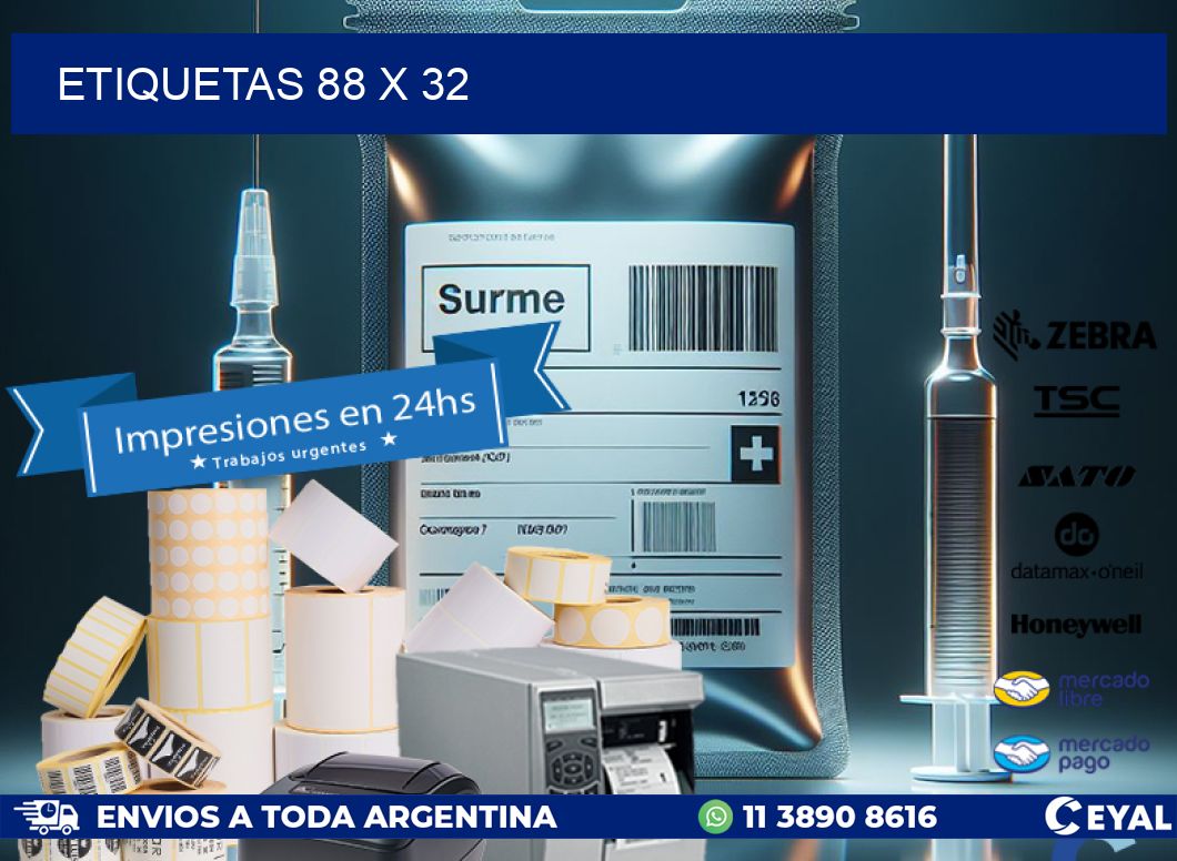 ETIQUETAS 88 x 32