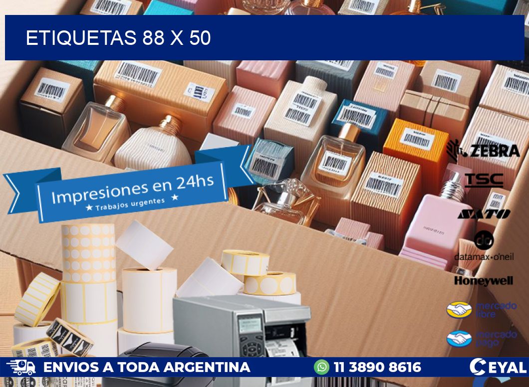 ETIQUETAS 88 x 50