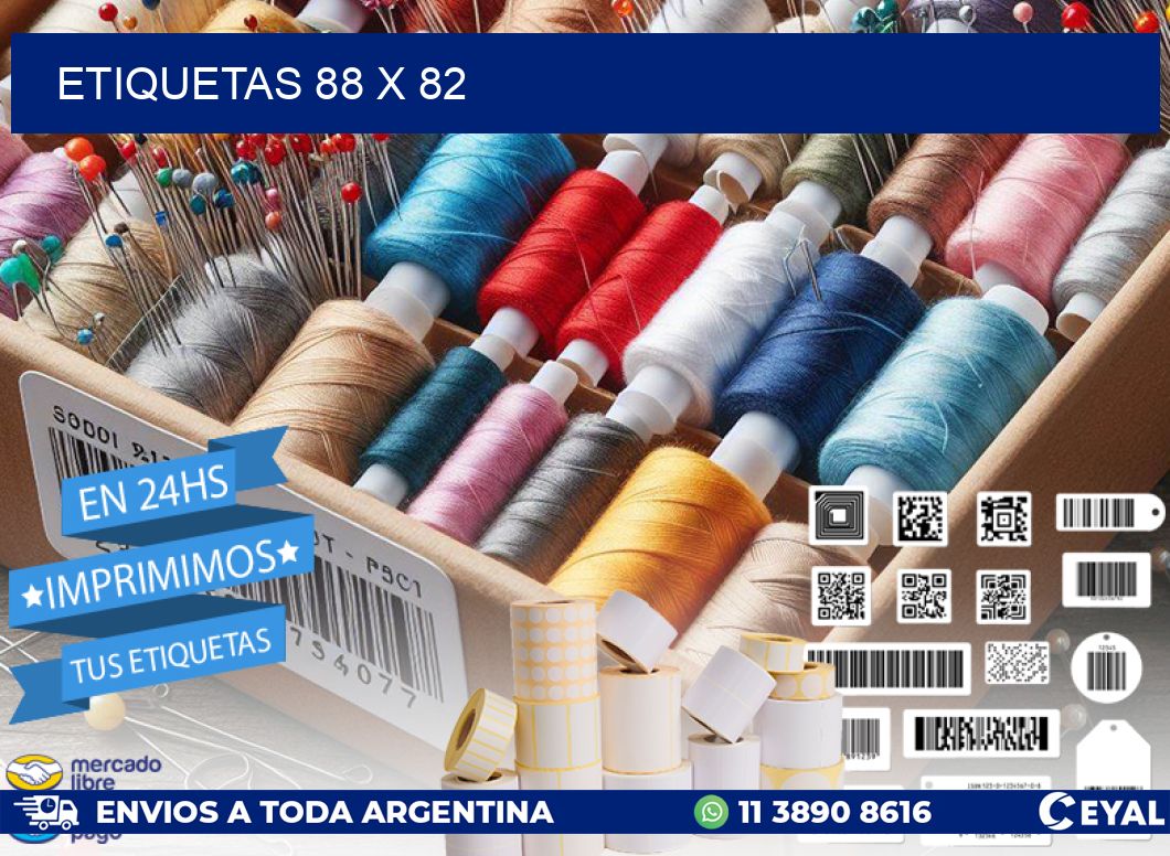 ETIQUETAS 88 x 82