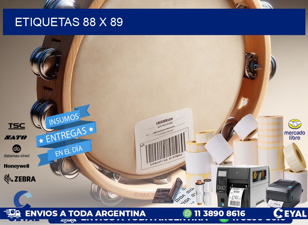 ETIQUETAS 88 x 89
