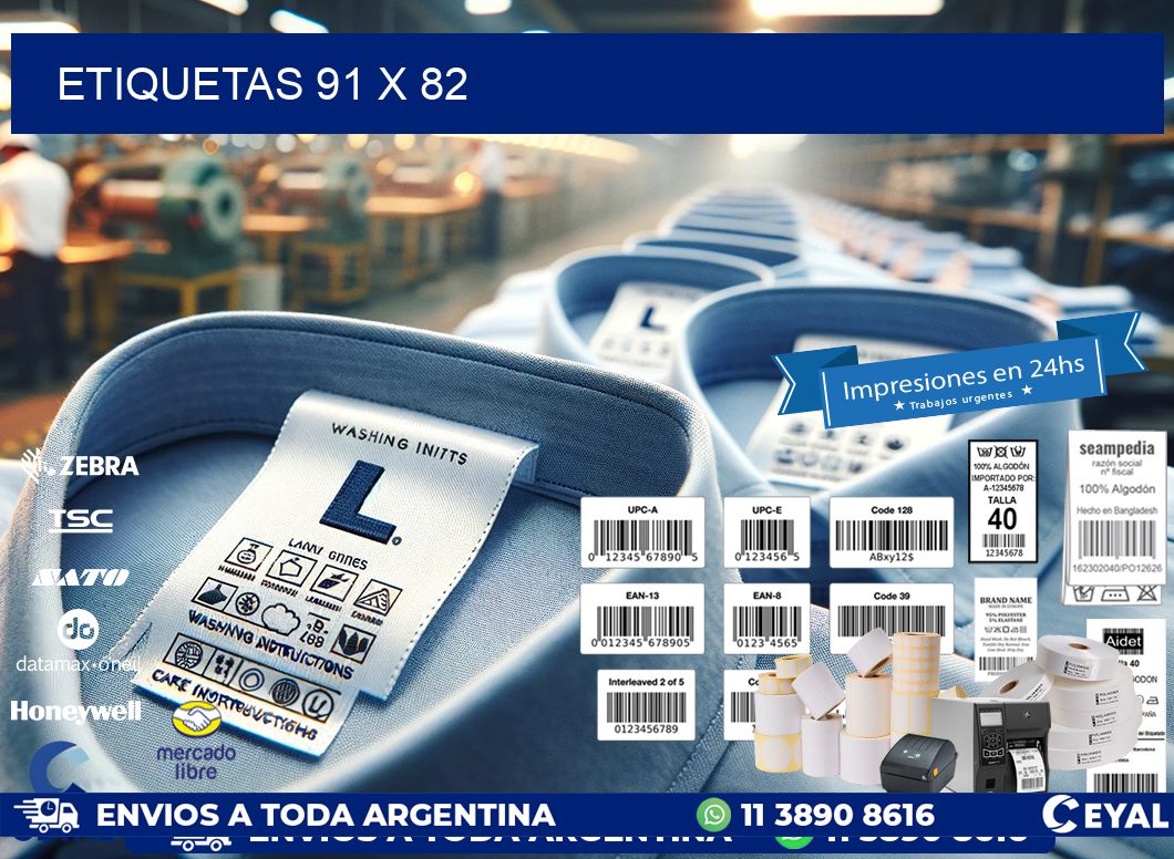 ETIQUETAS 91 x 82