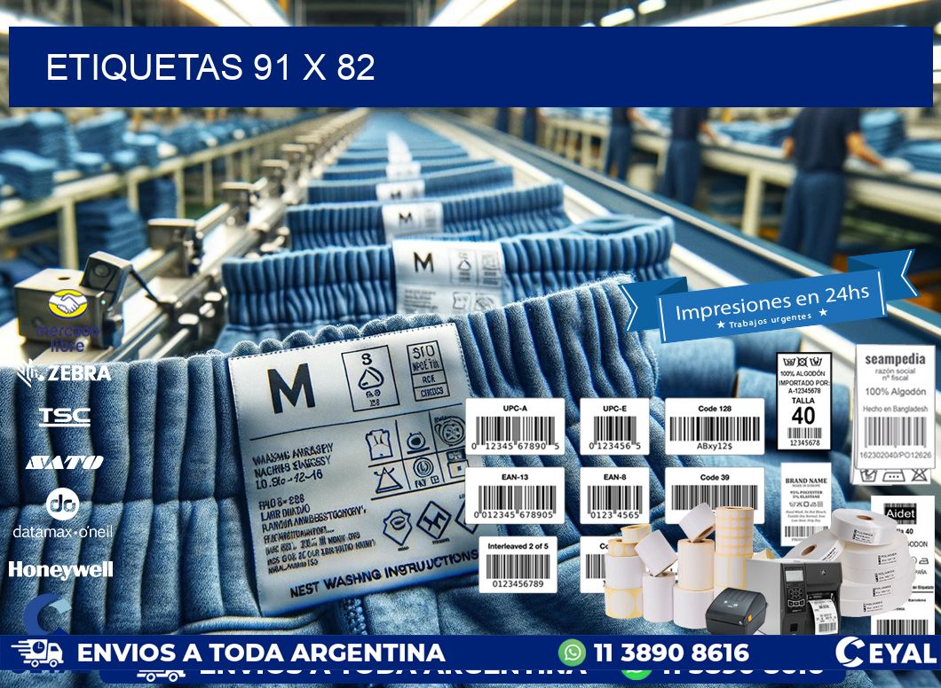 ETIQUETAS 91 x 82
