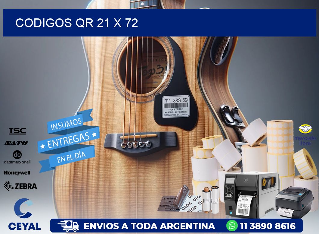 CODIGOS QR 21 x 72