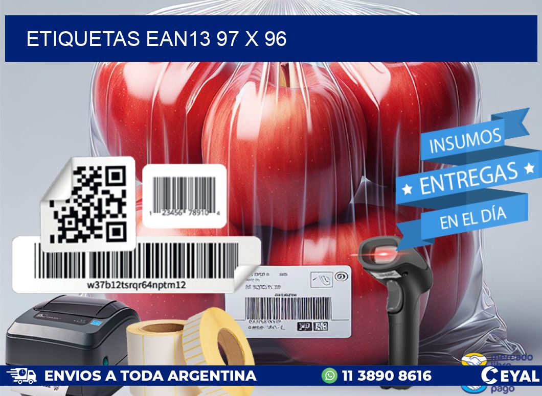ETIQUETAS EAN13 97 x 96