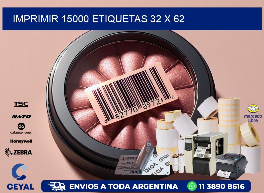 IMPRIMIR 15000 ETIQUETAS 32 x 62