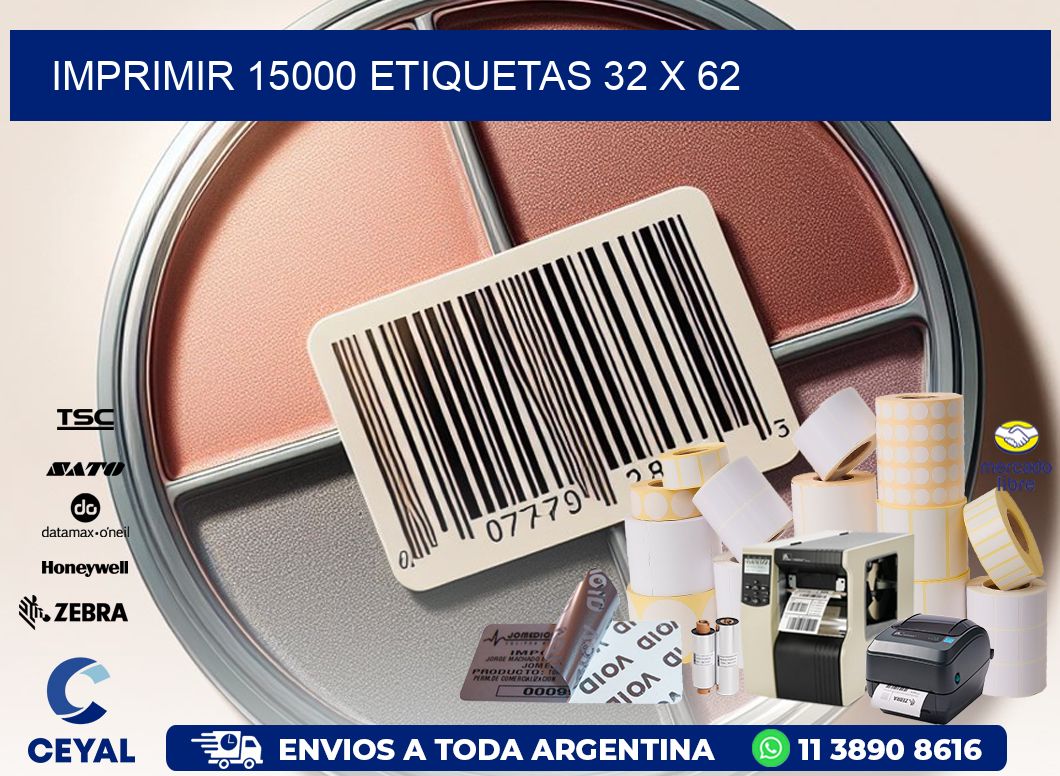 IMPRIMIR 15000 ETIQUETAS 32 x 62