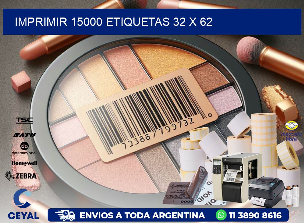 IMPRIMIR 15000 ETIQUETAS 32 x 62
