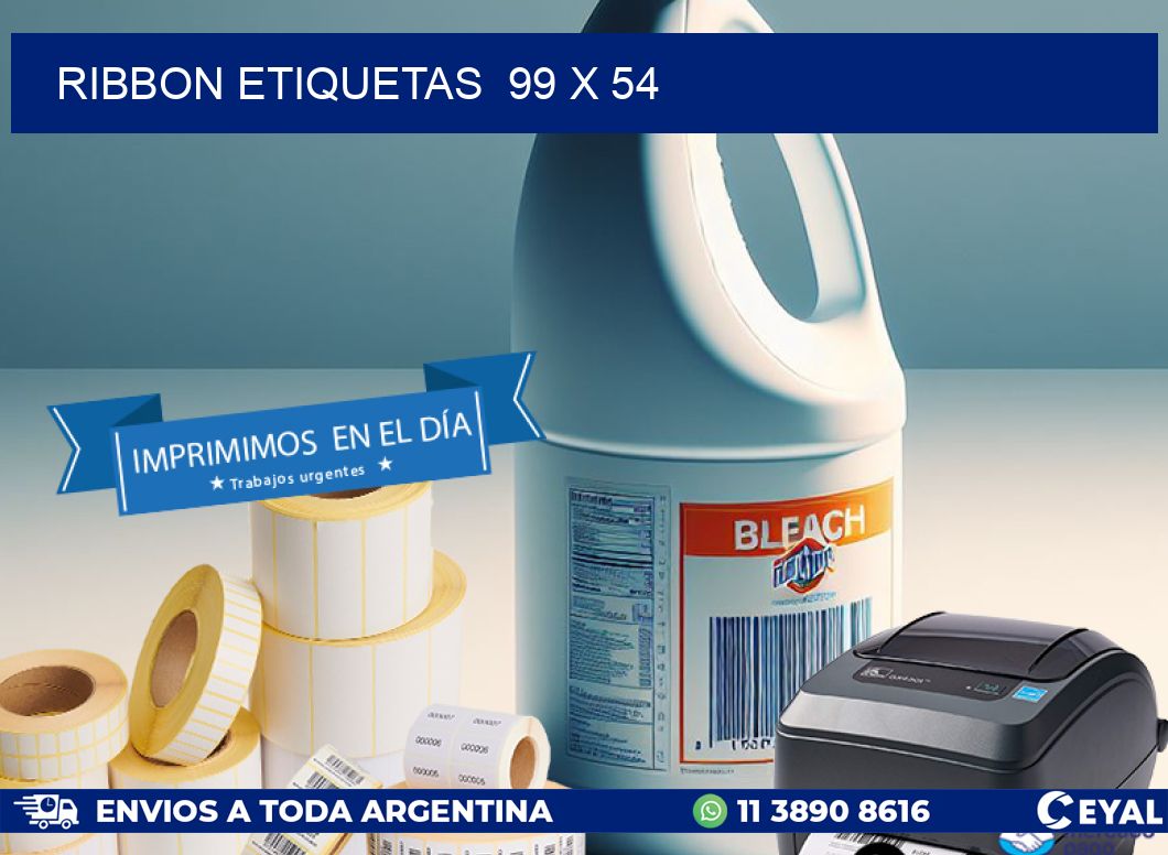 RIBBON ETIQUETAS 99 x 54