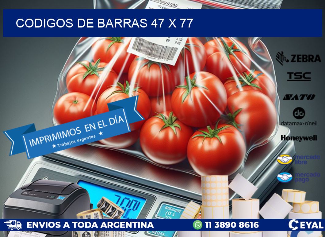 codigos de barras 47 x 77