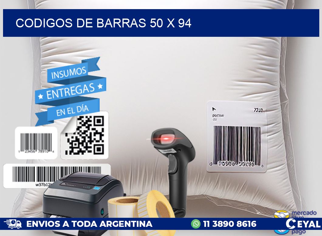codigos de barras 50 x 94