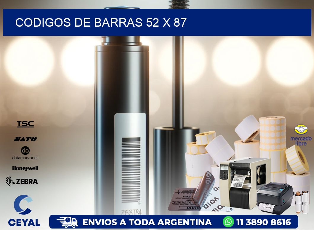 codigos de barras 52 x 87