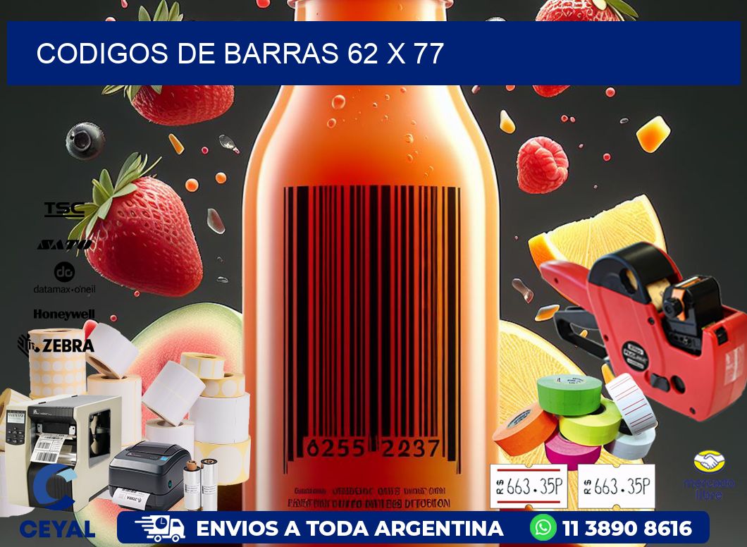 codigos de barras 62 x 77