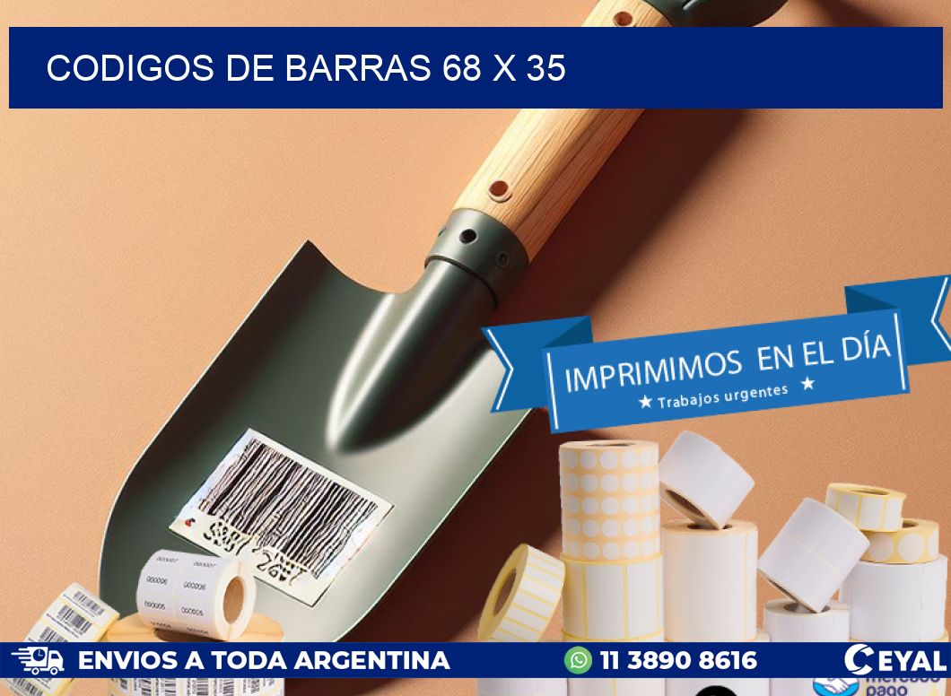 codigos de barras 68 x 35