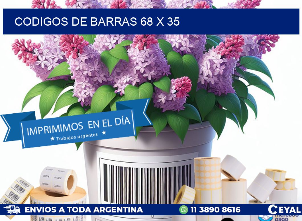 codigos de barras 68 x 35