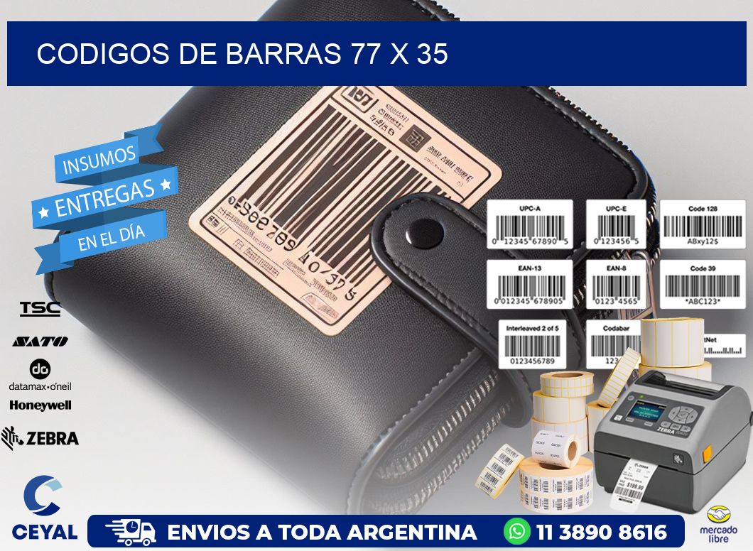 codigos de barras 77 x 35