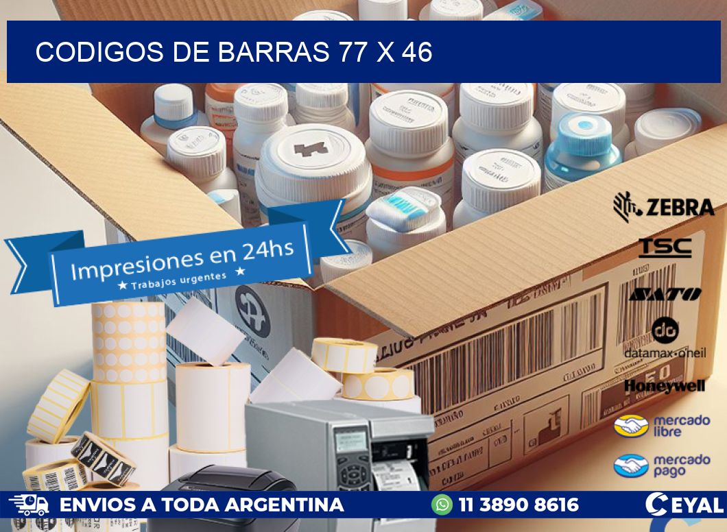 codigos de barras 77 x 46