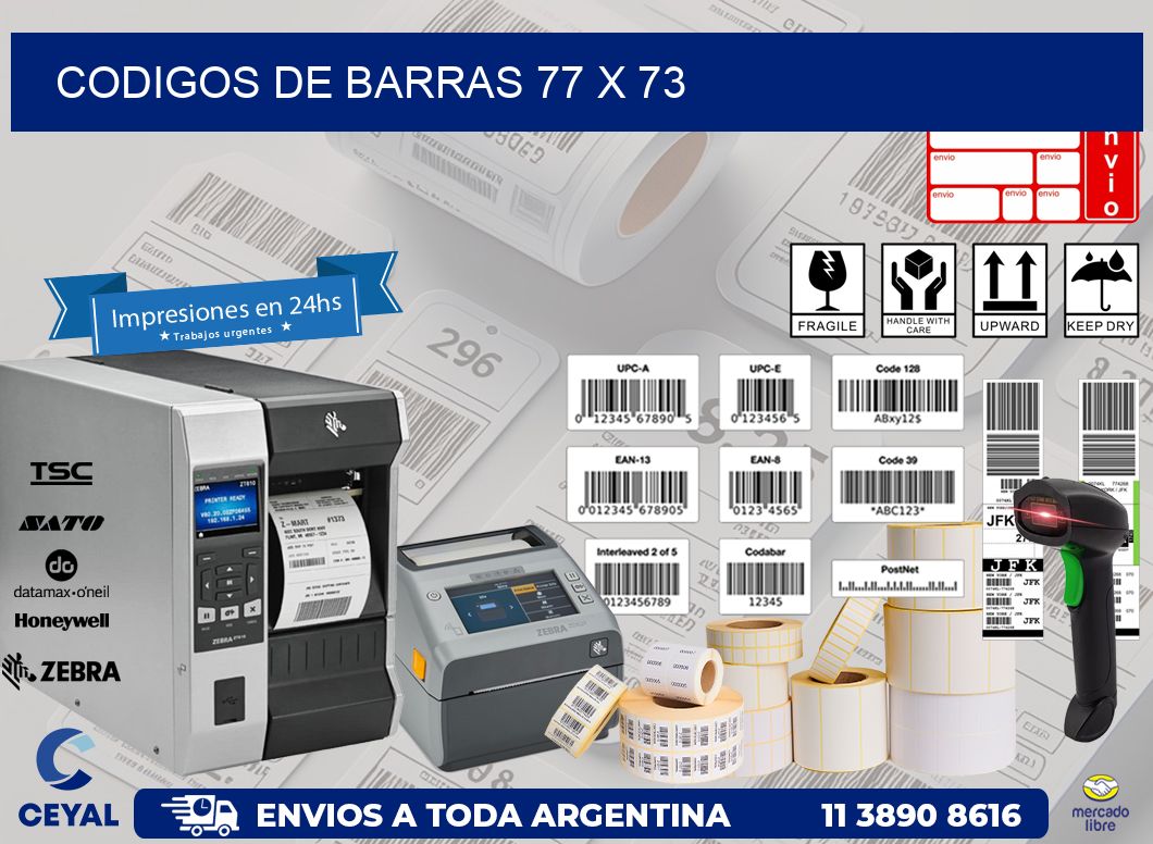 codigos de barras 77 x 73