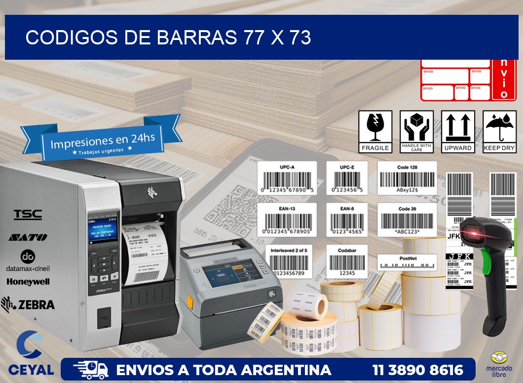 codigos de barras 77 x 73