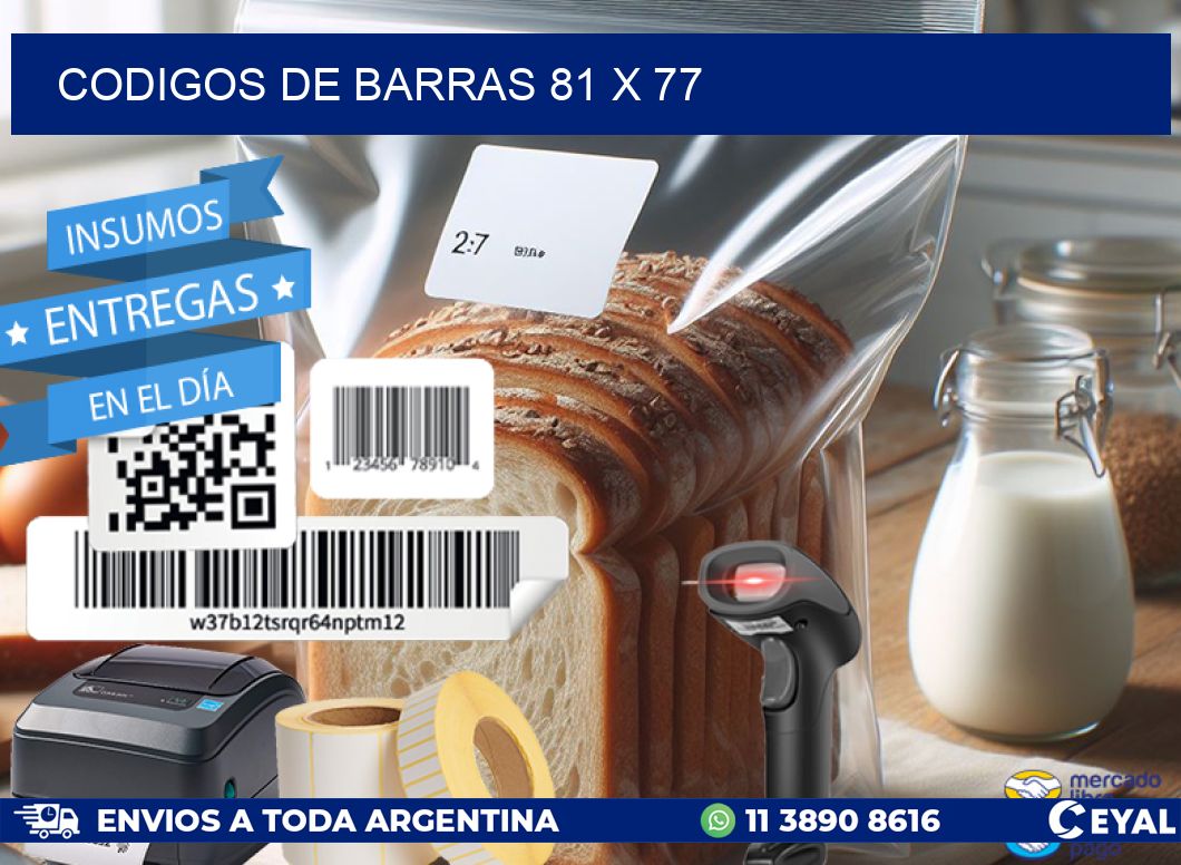 codigos de barras 81 x 77