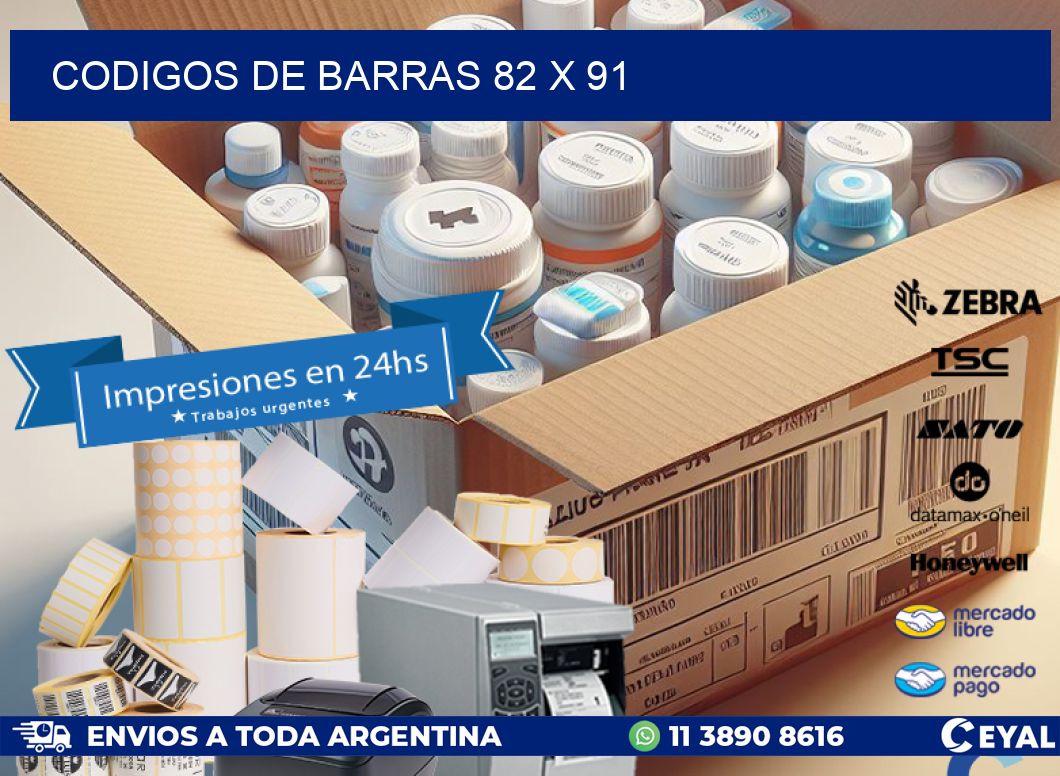 codigos de barras 82 x 91