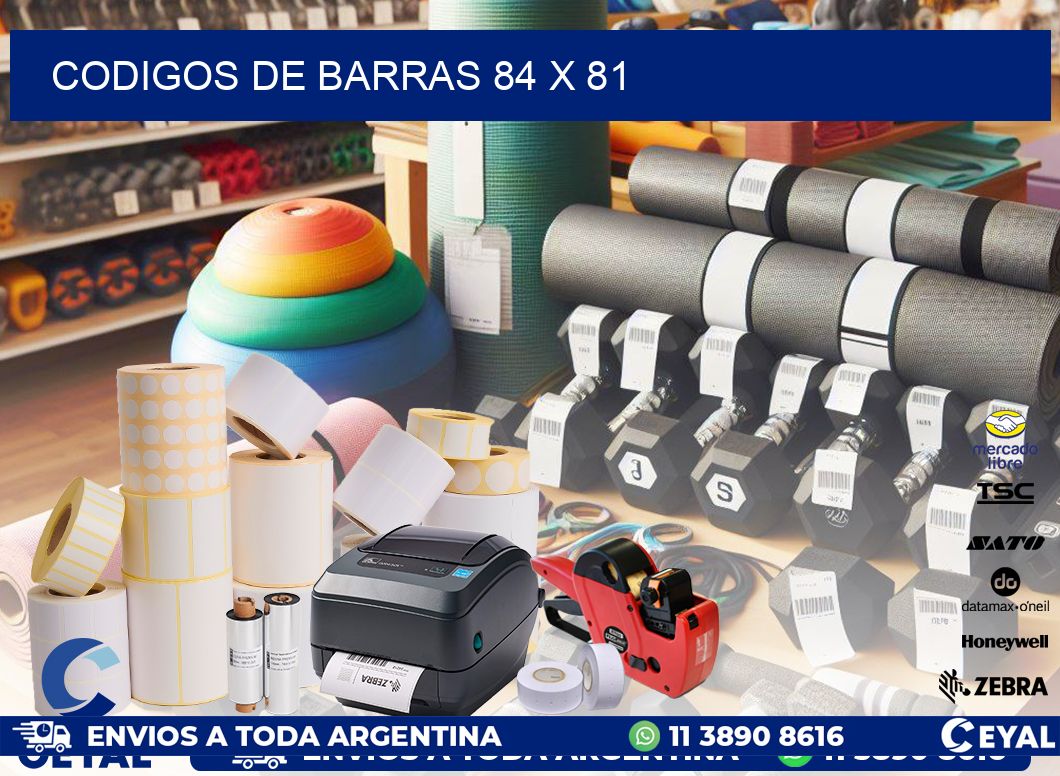codigos de barras 84 x 81