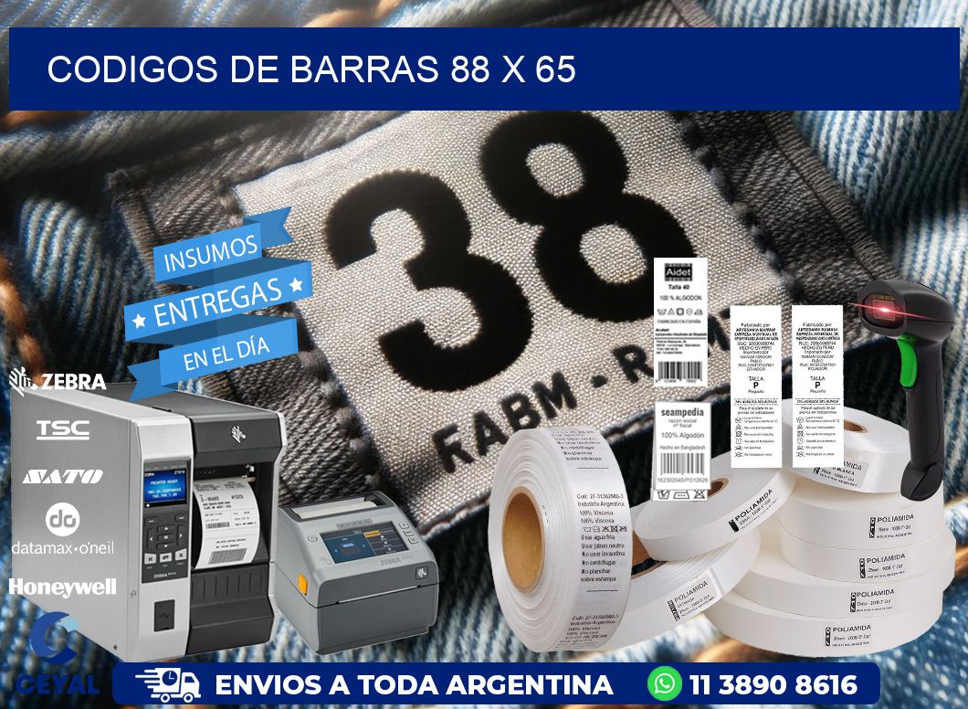 codigos de barras 88 x 65