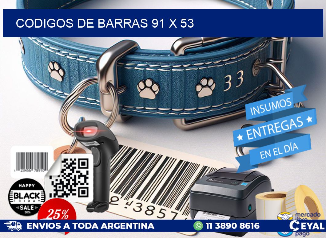 codigos de barras 91 x 53