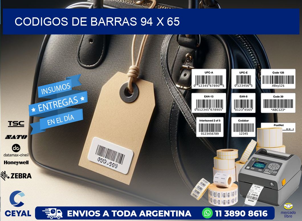 codigos de barras 94 x 65