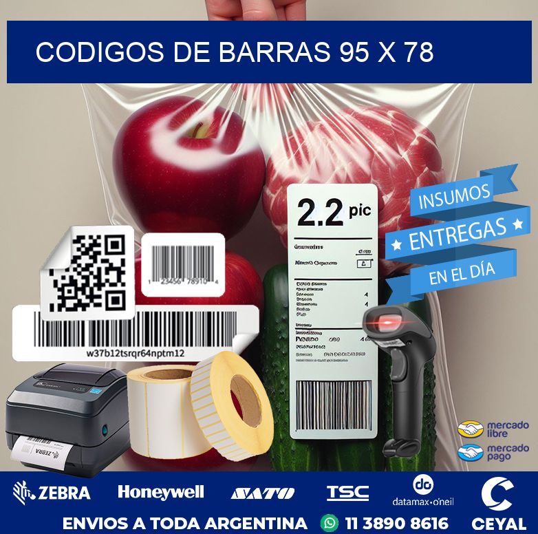codigos de barras 95 x 78