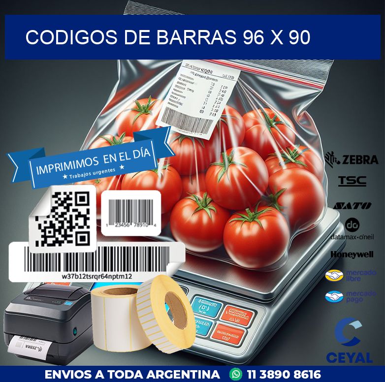 codigos de barras 96 x 90