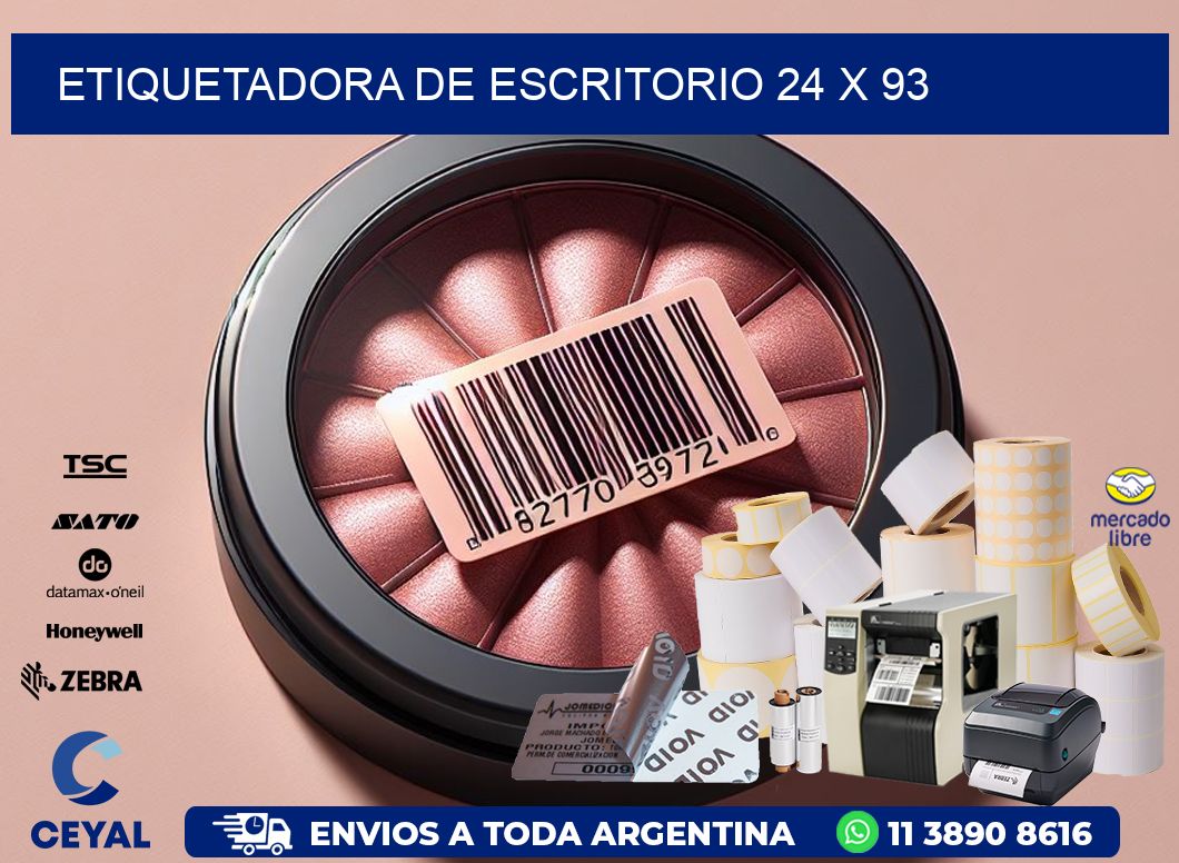 etiquetadora de escritorio 24 x 93