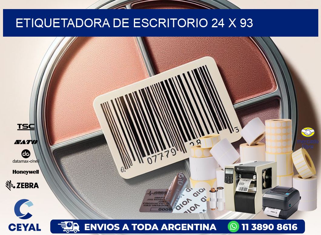 etiquetadora de escritorio 24 x 93