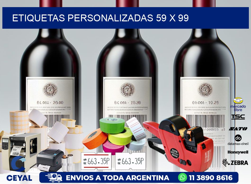 etiquetas personalizadas 59 x 99