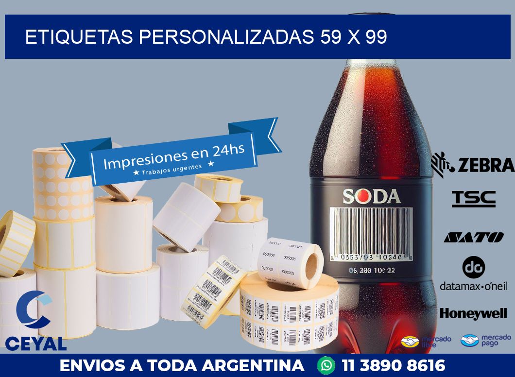 etiquetas personalizadas 59 x 99