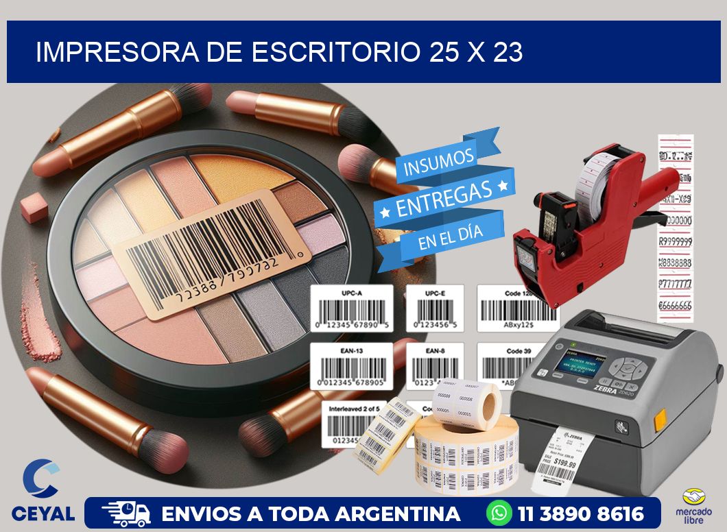 impresora de escritorio 25 x 23