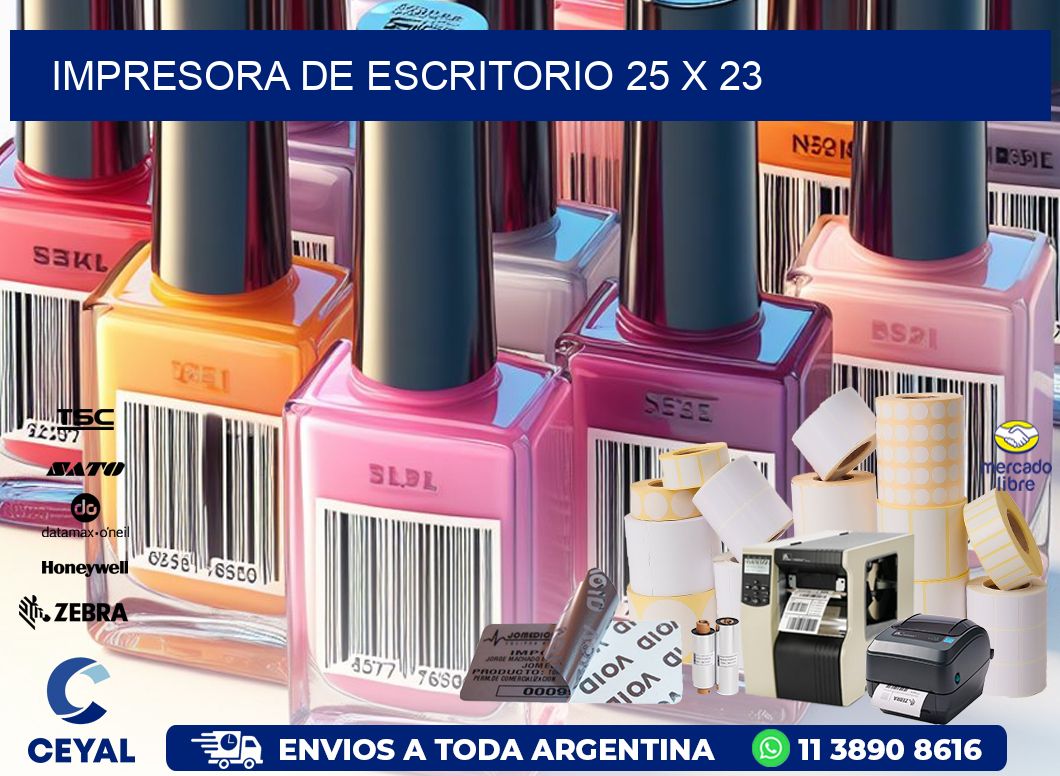 impresora de escritorio 25 x 23