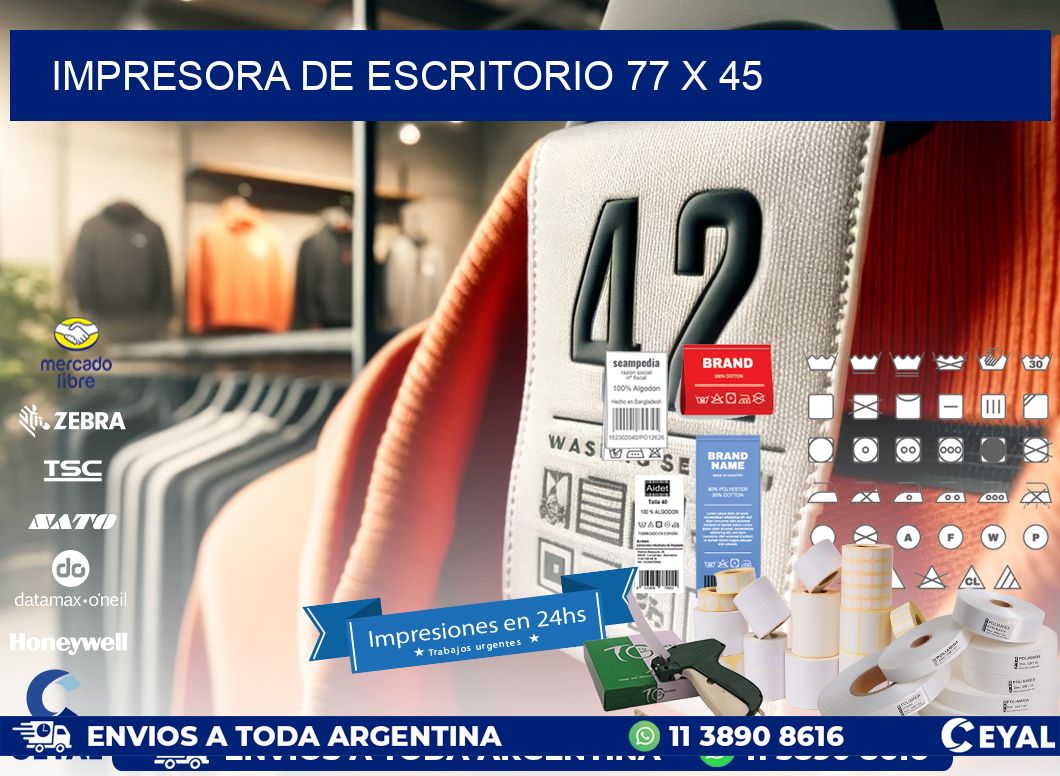 impresora de escritorio 77 x 45